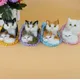 Mini jouet en peluche de simulation de chat pour enfants décorations au beurre joli cadeau