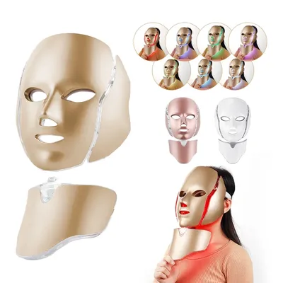 Foreverlily-Masque de beauté facial à photons avec lumière LED 7 couleurs rajeunissement de la