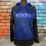 Adidas Jackets & Coats | Adidas Boys Xl Hoodie Blue And Black | Color: Black/Blue | Size: Xlb