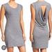 Athleta Dresses | Athleta Charisma Open Back Cap Sleeve Midi Grey Dress Size Xs | Color: Gray | Size: Xs