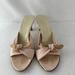 Burberry Shoes | Burberry Mule Sandals White Pink, 36 1/2 | Color: Pink/Tan | Size: 6.5