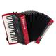 Hohner Bravo III 96 silent key red