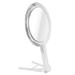 Gotofine 1X & 10X Magnifying Double Side Handheld Makeup Mirror with Stand Clear