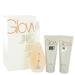 Glow by Jennifer Lopez Gift Set for Women - 3.4oz EDT 2.5oz Body Lotion and 2.5oz Shower Gel