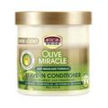 African Pride Olive Miracle Anti Breakage Leave In Hair Conditioner 15 Oz 2 Pack