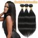 Benehair Malaysian Virgin Human Hair Extensions Weave Weft 1/3/4 Bundles Soft Straight/Body Wave Hair 8 -30 US Black