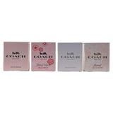 Coach Variety 4 PC Gift Set for Women 4 x 0.15 oz (Coach EDP + Coach EDT + Coach Floral Blush + Coach Floral)