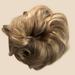 Madison Braids Womens Ponytail Holder Bun Hair Extension - Synthetic Hair - Top Knot - Dirty Blonde