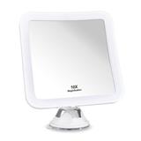 10X MAGNIFYING LIGHTED MAKEUP MIRROR Daylight LED Vanity Bathroom Travel Compact