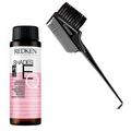 06CR Sunset - 6CR : Redken SHADES EQ EquaIizing Conditioning Hair Color Gloss Demi-Permanent Haircolor Dye - Pack of 3 w/ Sleek 3-in-1 Brush Comb