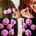 10PCS Hair Curlers Rollers Hair Care Roller Silicone No Clip Hair Style Rollers Soft Magic DIY Curling Hairstyle Tools Hair Accessories