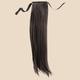 Madison Braids Womens Drawstring Long Ponytail Hair Extension Pony Tail Hair Piece - Bree - Dark Brown