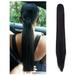 SAYFUT Womens Claw Clip in Ponytail Hair Extensions 21 inches Long Straight Hairpiece