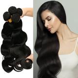 SEGO Brazilian Straight Human Hair 1 Bundles Straight Loose Wave 100% Unprocessed Virgin Hair Kinky Curly Hair Extensions Natural Black