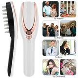 3-IN-1 Electric Massage Comb Phototherapy Scalp Massager Comb Brush with USB Rechargeable for Hair Growth Anti Hair Loss