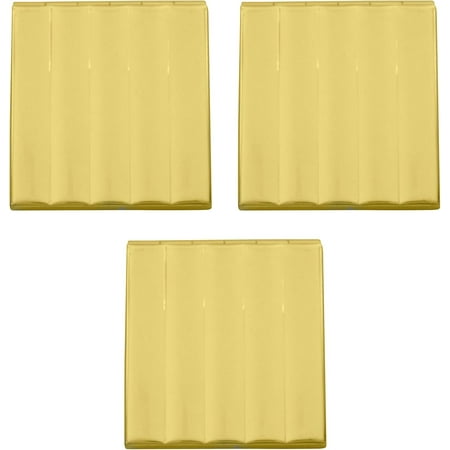 Set of 3 Square Photo Frame & Compact Mirrors (Gold)