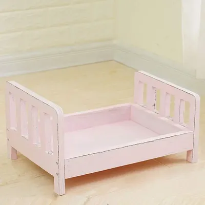 Accessoires de photographie pour nouveau-nés lit en bois pour nourrissons accessoires de fond