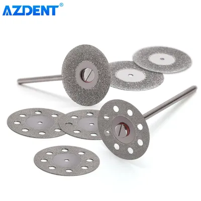 AZDENT – outil de laboratoire dentaire en diamant disque de coupe à grain Double face pour