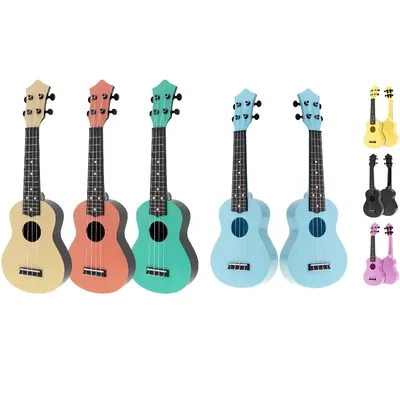 Ukulele acoustique coloré Hawaii JEGuitarra jouet musical cadeau pour enfants et musique maire