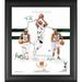 "Milwaukee Bucks Facsimile Signatures 15"" x 17"" 2020-21 Franchise Foundations Collage with a Piece of Game-Used Basketball - Limited Edition 414"