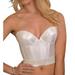 Women's Carnival 203 Satin Low Plunge Longline Bustier Bra