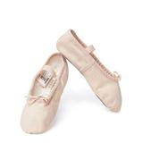 Sansha Pink Ballet Full Leather Sole Ballet Shoes Little Girls 5M-7M