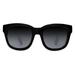 Bi-Focal Sun Readers Round Marlene Dietrich Sunglasses Shiny Black - 2.5 / Shiny Black