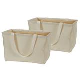 Household Essentials 2 ct. Mini Krush Utility Tote Bags, Natural