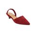 Comfortview Women's Wide Width The Katiya Slingback Heeled Shoes