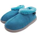 Norty Toddler Girl's Kids Fleece Memory Foam Slip On Indoor Slippers Shoe 40861-9MUSToddler Blue