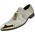 Amali Mens Casual Designer Smoking Slip on Slipper Velvet Loafer Shoes Taupe Size 9.5