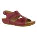 Comfort Wave by Easy Street Sloane Leather Sandals (Women)