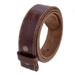 Gelante Genuine Full Grain Leather Belt Strap Without Belt Buckle. Distressed Brown-L