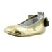 Rosie Pope Angel Wings Baby Girls Ballet Flats 6-9 Months Infant Crib Shoes Baby Shoes Silver / Gold