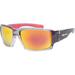 Bomber Boogie Bomb Floating Sunglasses 2 Tone Smoke/Red Mirror Lens BG104RM-RF