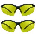 proSPORT 2 Pairs Safety BIFOCAL Reader Glasses Night Yellow Lens ANSI Z87.1 Reading Magnification +2.00