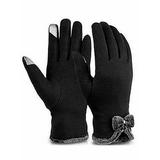 Suefunskry Women Ladies Winter Warm Thick Soft Cashmere Touch Screen Fleece Gloves