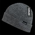 Decky K017-BLKWHT Halla, Basic Cuff Beanies - Black-White