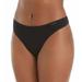 Calvin Klein Womens Form Stretch Plus Size Thong Panties (Black, 1X)