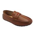 Perry-10 Boys Loafers Shoes Dress Casual Loafers for Boys Slip-on Casual Comfortable Tan 1