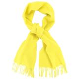 Biagio 100% Wool NECK Scarf Solid Golden Yellow Color Scarve for Men or Women