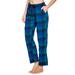 Ashford & Brooks Women's Super Soft Flannel Plaid Pajama Sleep Pants