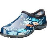 Sloggers Women's Waterproof Comfort Shoes - Floral Fun Blue, Style 5120FFNBL