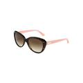 Angelique Two-Tone Plastic Cat's-Eye Sunglasses