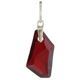 Color Code January Garnet-Color Sterling Silver Charm