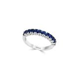 Royale Bleu Natural Diamond and 14K White Gold Ring