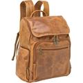 Le Donne Leather Distressed Leather Laptop Backpack DS-4020