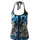 Backless Halter Print Tank Tops Women Slim Casual Camisole