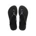 Havaianas - Women's Luna Flip Flop Sandal - Black, 7/8