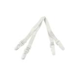 Elastic Non-Slip Bra Shoulder Strap Clips Holder For Women White-2